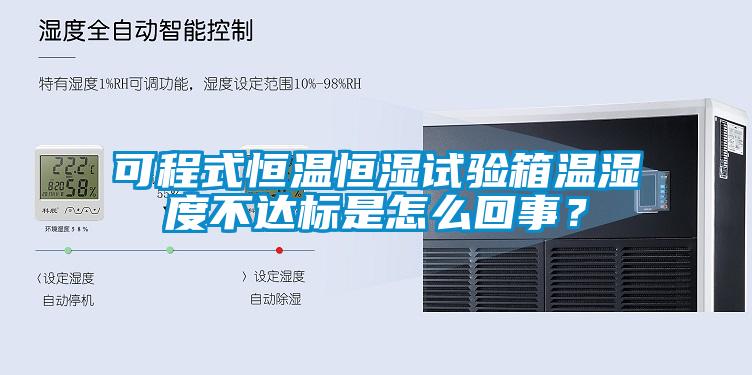 可程式恒溫恒濕試驗箱溫濕度不達(dá)標(biāo)是怎么回事？