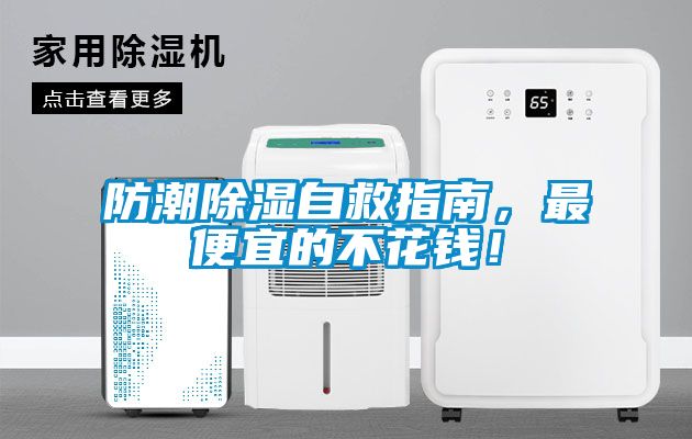 防潮除濕自救指南，最便宜的不花錢！
